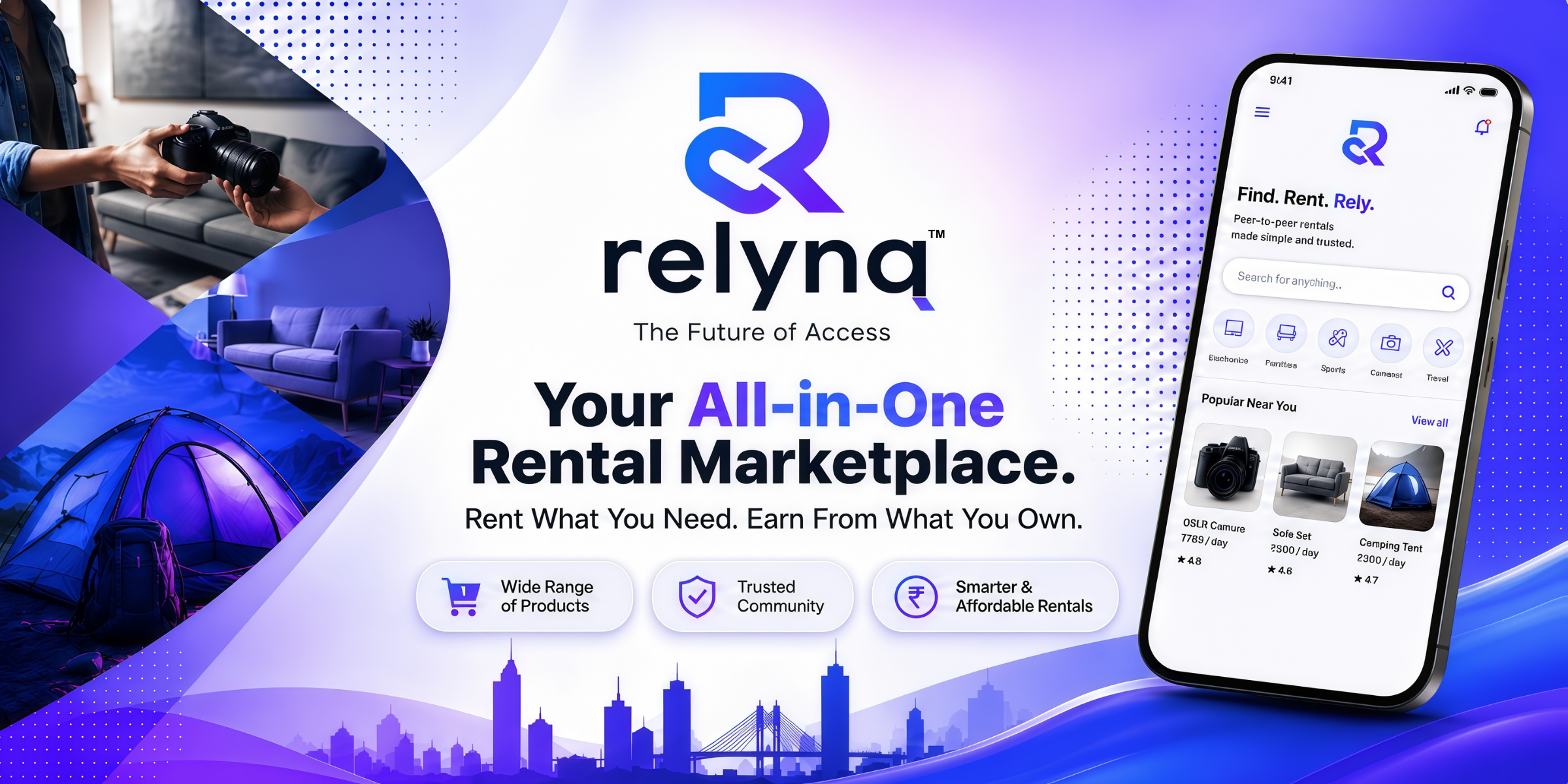 FIND. RENT. RELY.